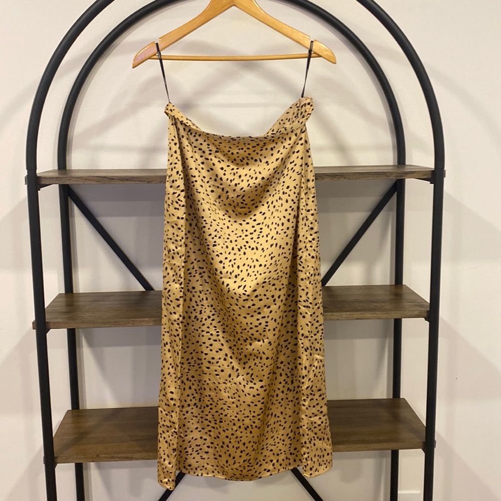 Animal print midi skirt by Forever 21